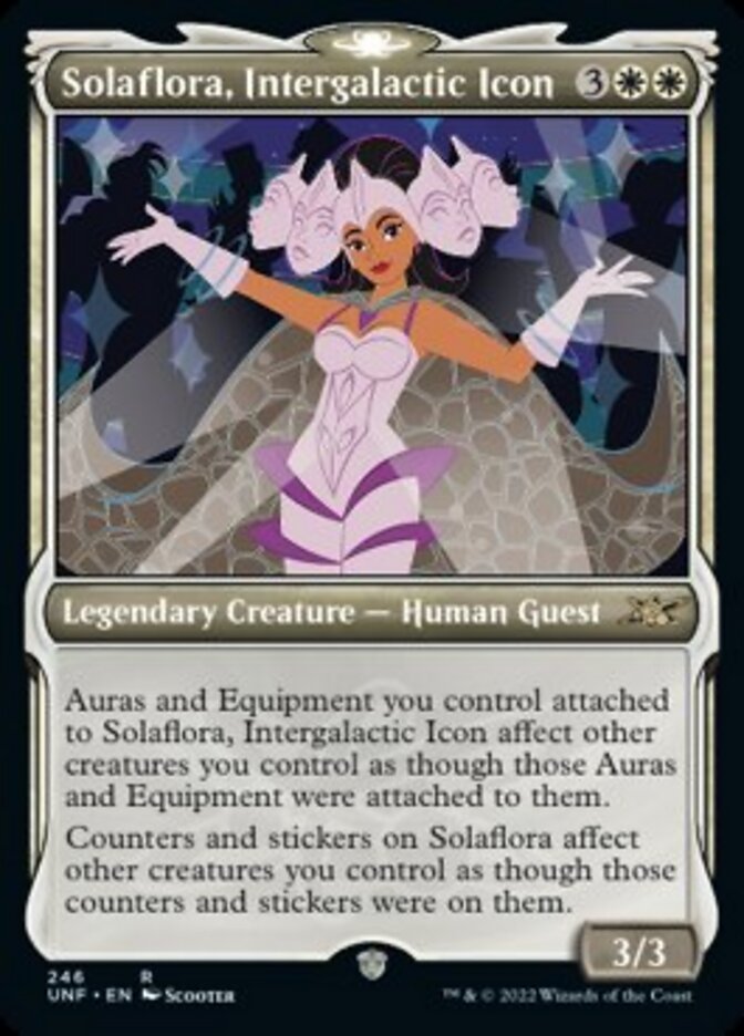 Solaflora, Intergalactic Icon (Showcase) [Unfinity] [Foil]