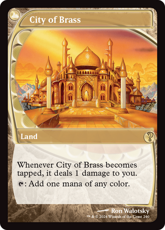 City of Brass (Future Sight) [Mystery Booster 2] [Foil]