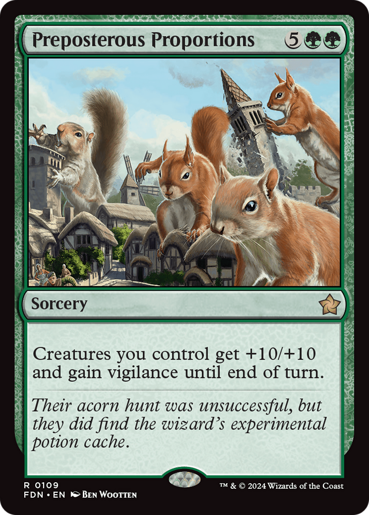 Preposterous Proportions [Foundations] [Foil]