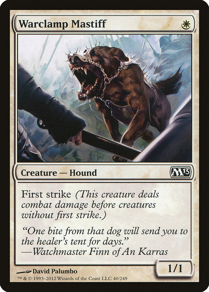 Warclamp Mastiff [Core Set 2013] [Foil]
