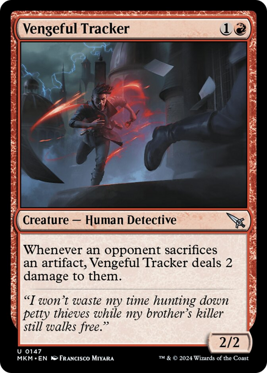 Vengeful Tracker [Murders at Karlov Manor] [Foil]