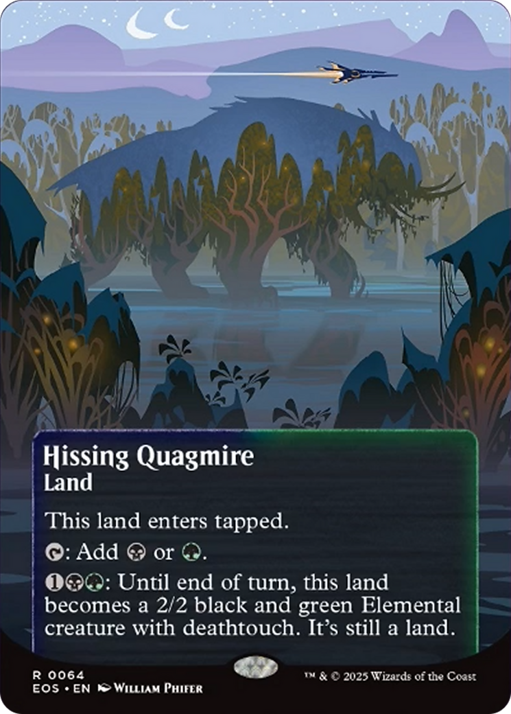Hissing Quagmire (0064) (Borderless) [Edge of Eternities: Stellar Sights] [Foil]
