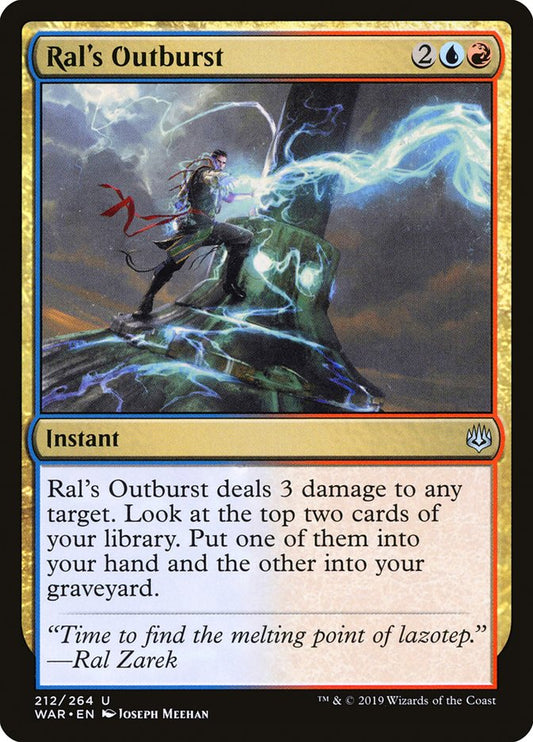 Ral's Outburst [War of the Spark] [Foil]