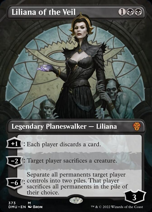 Liliana of the Veil (Borderless) [Dominaria United] [Foil]