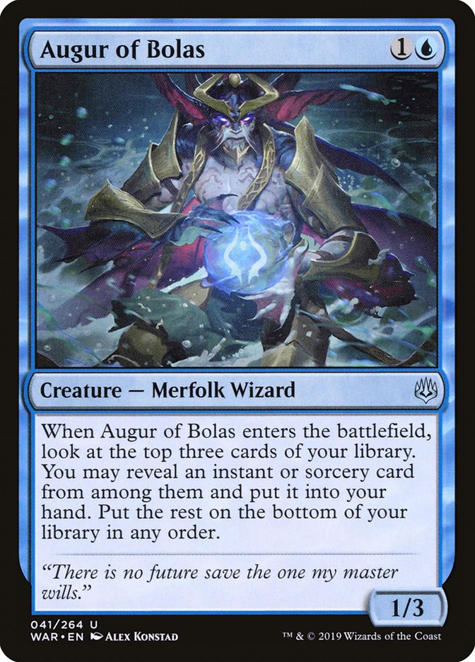 Augur of Bolas [War of the Spark] [Foil]
