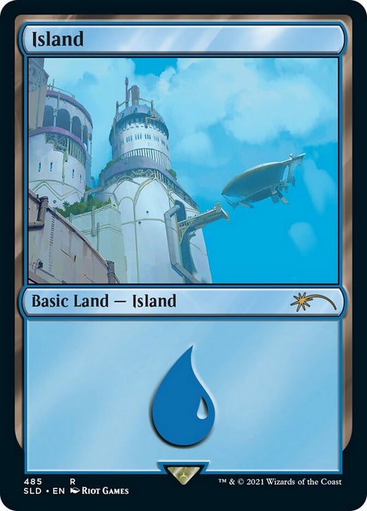 Island (485) [Secret Lair Drop Series] [Foil]