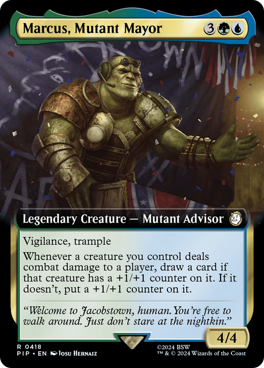 Marcus, Mutant Mayor (Extended Art) [Fallout] [Foil]