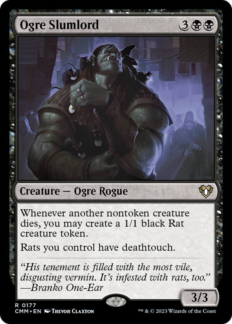Ogre Slumlord [Commander Masters] [Foil]