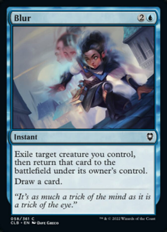 Blur [Commander Legends: Battle for Baldur's Gate] [Foil]