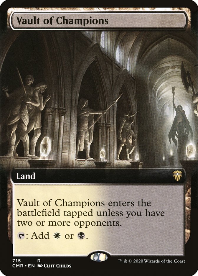 Vault of Champions (Extended Art) [Commander Legends] [Foil]