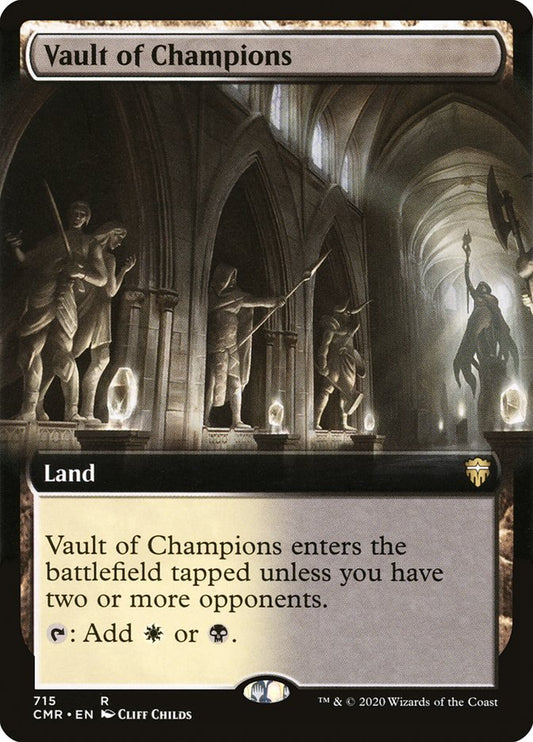Vault of Champions (Extended Art) [Commander Legends] [Foil]