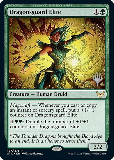 Dragonsguard Elite (Promo Pack) [Strixhaven: School of Mages Promos] [Foil]