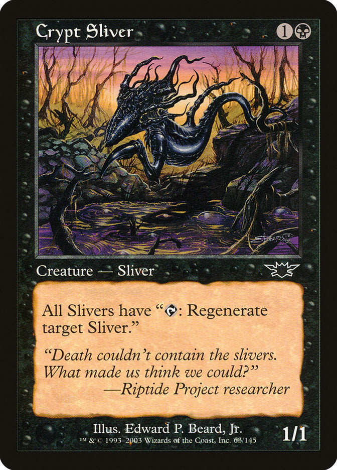 Crypt Sliver [Legions] [Foil]