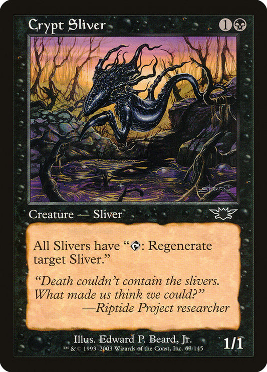 Crypt Sliver [Legions] [Foil]