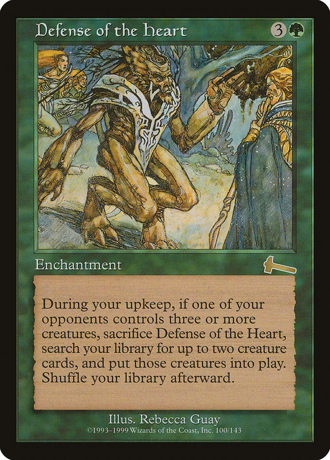 Defense of the Heart [Urza's Legacy] [Foil]