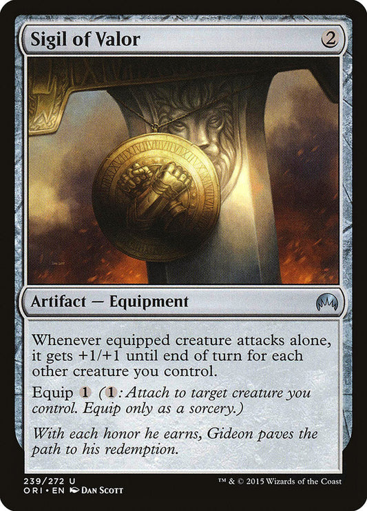Sigil of Valor [Magic Origins] [Foil]