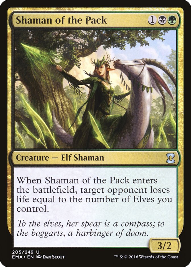 Shaman of the Pack [Eternal Masters] [Foil]