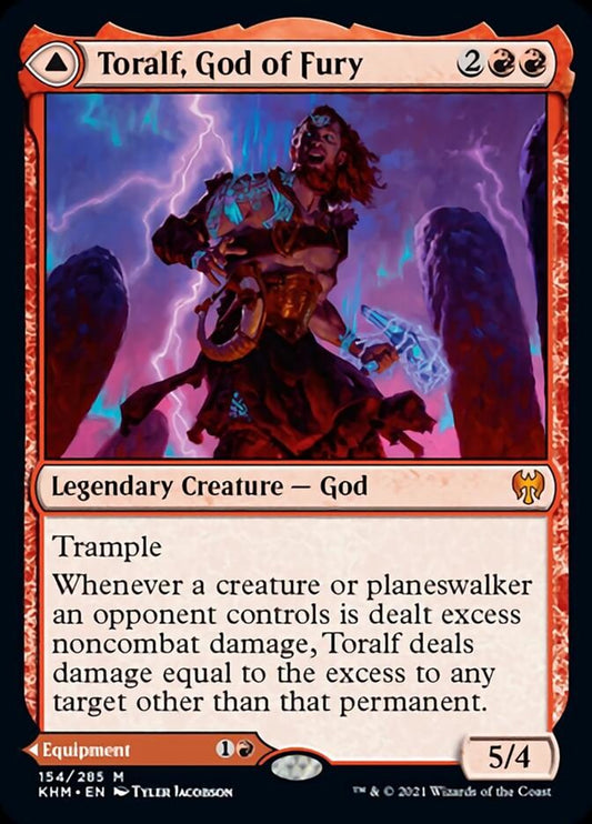 Toralf, God of Fury // Toralf's Hammer [Kaldheim] [Foil]