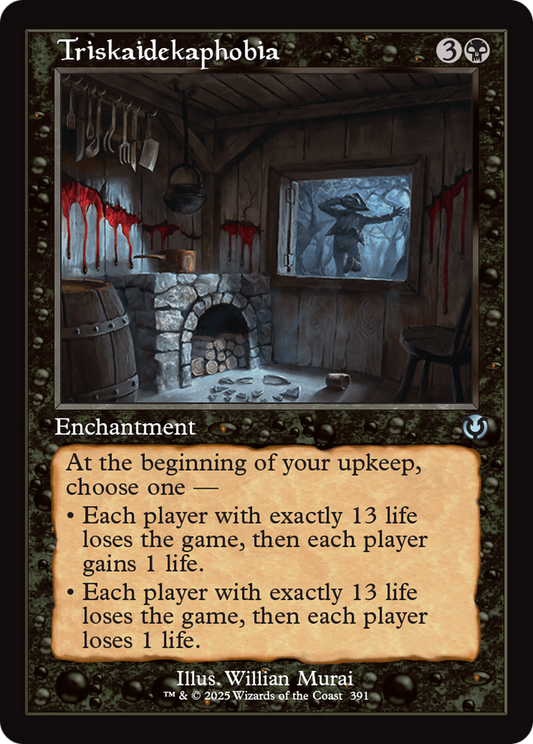 Triskaidekaphobia (Retro Frame) [Innistrad Remastered] [Foil]