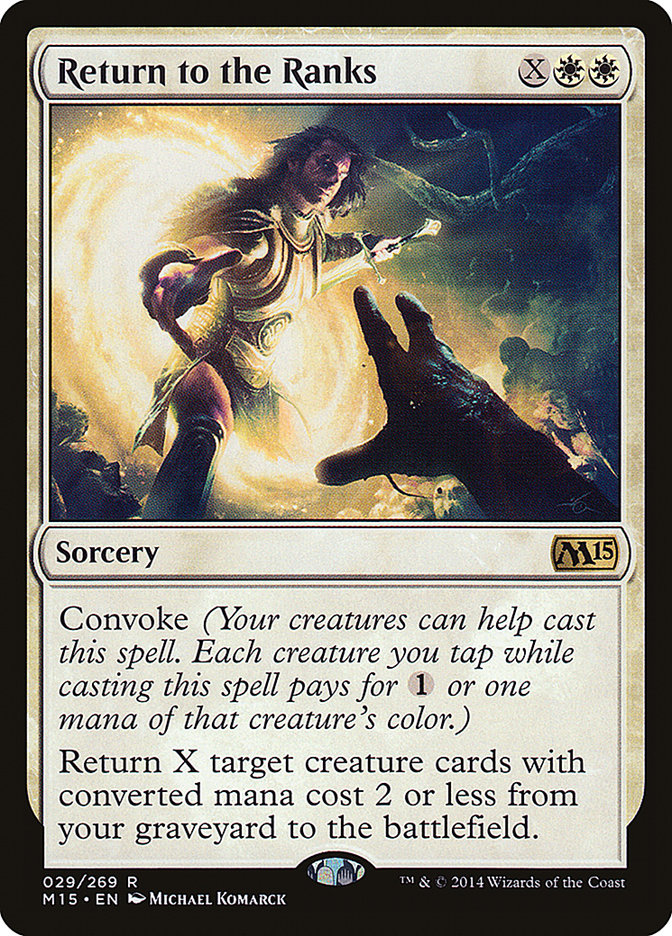 Return to the Ranks [Core Set 2015] [Foil]