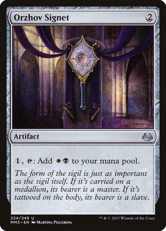 Orzhov Signet [Modern Masters 2017] [Foil]