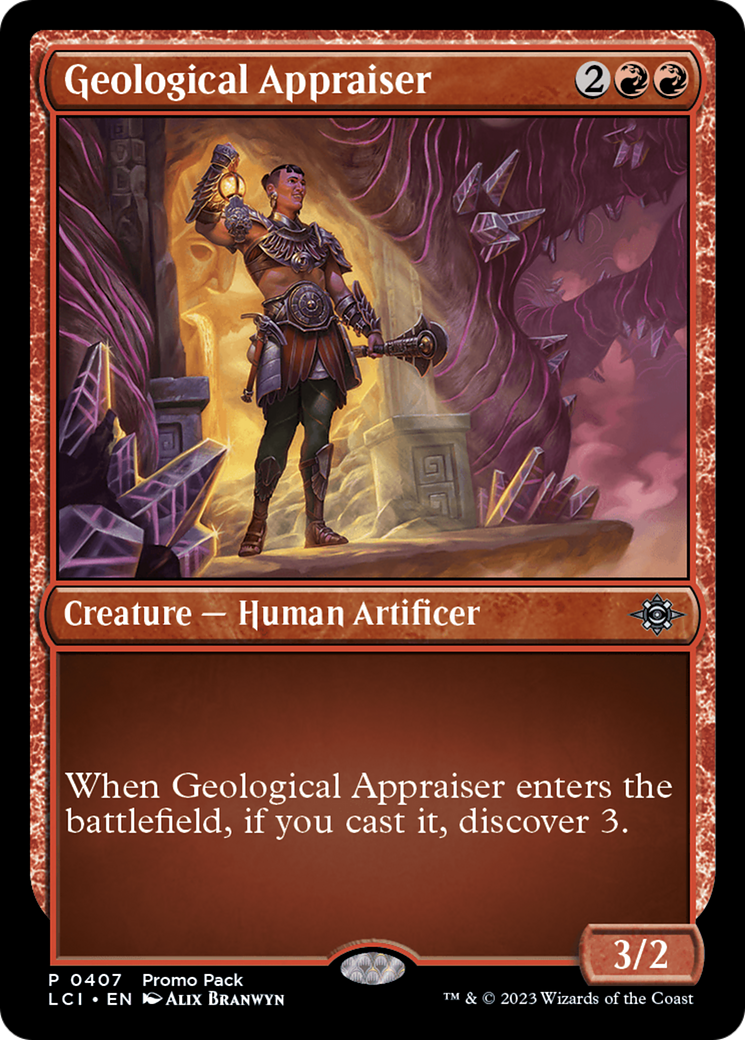 Geological Appraiser [The Lost Caverns of Ixalan Promos] [Foil]