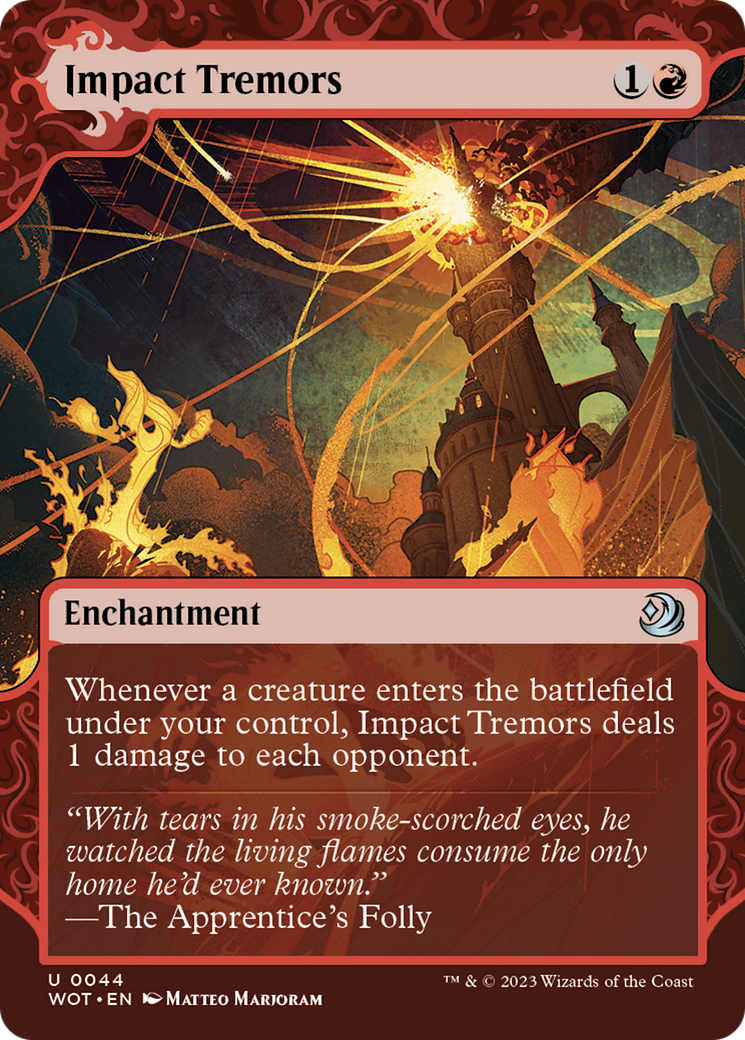 Impact Tremors [Wilds of Eldraine: Enchanting Tales] [Foil]