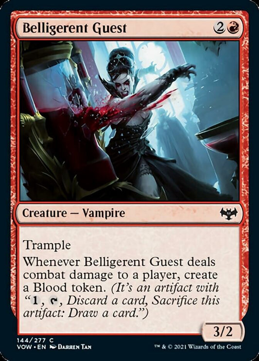 Belligerent Guest [Innistrad: Crimson Vow] [Foil]