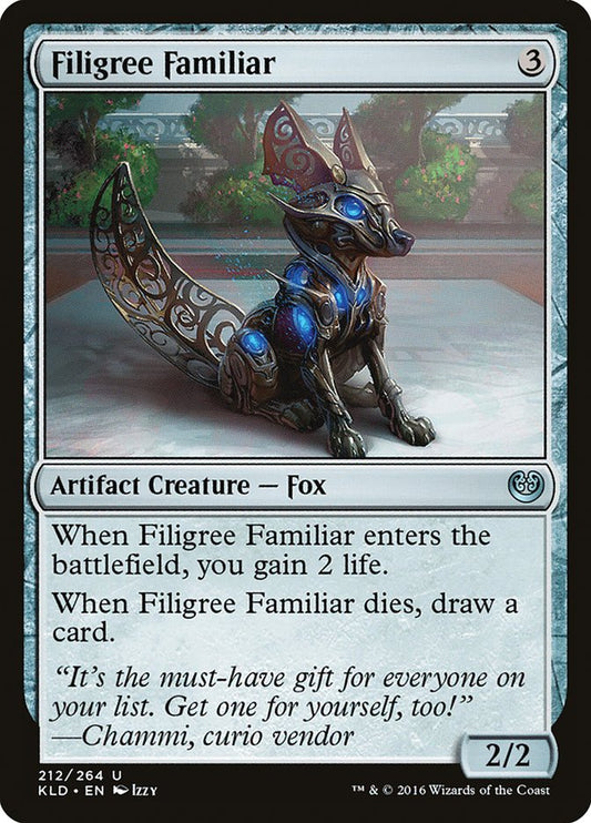 Filigree Familiar [Kaladesh] [Foil]