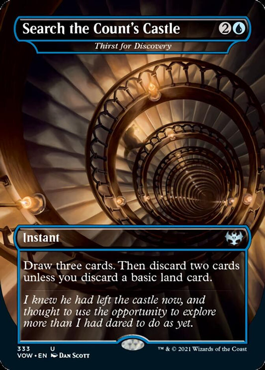 Thirst for Discovery - Search the Count's Castle [Innistrad: Crimson Vow] [Foil]