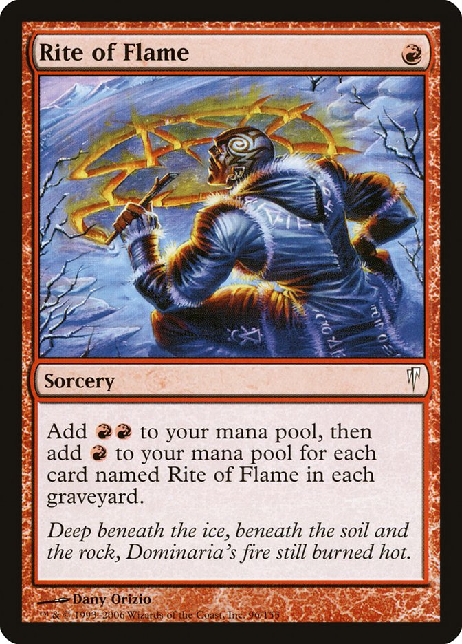 Rite of Flame [Coldsnap] [Foil]