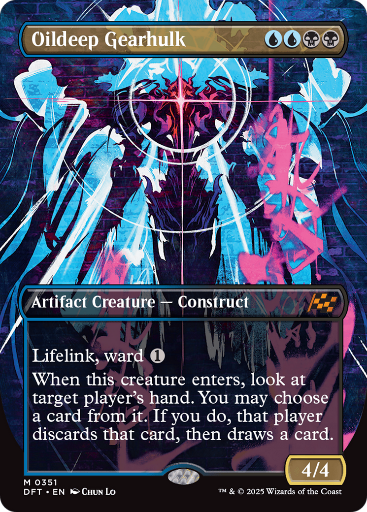 Oildeep Gearhulk (Borderless) [Aetherdrift] [Foil]