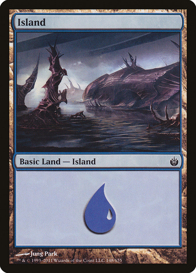 Island (148) [Mirrodin Besieged] [Foil]