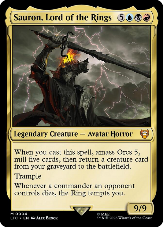 Sauron, Lord of the Rings [The Lord of the Rings: Tales of Middle-Earth Commander] [Foil]