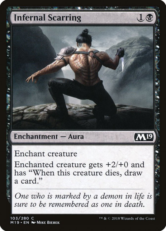 Infernal Scarring [Core Set 2019] [Foil]