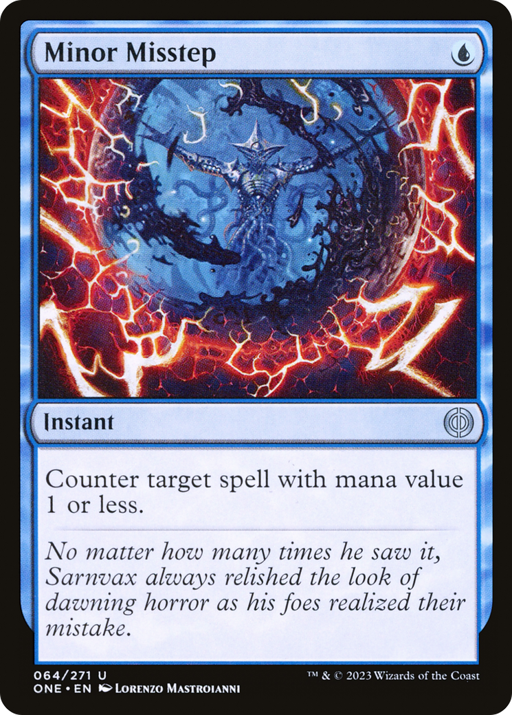 Minor Misstep [Phyrexia: All Will Be One] [Foil]