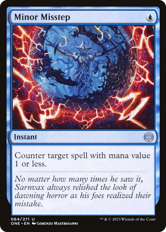 Minor Misstep [Phyrexia: All Will Be One] [Foil]
