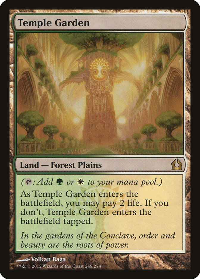 Temple Garden [Return to Ravnica] [Foil]