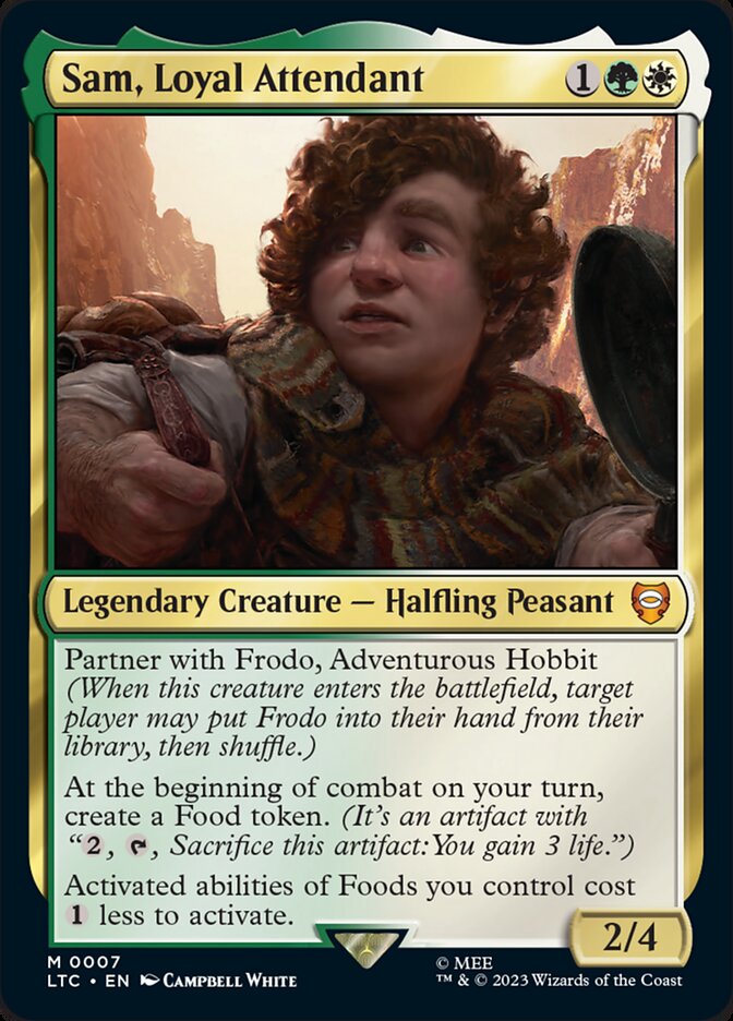 Sam, Loyal Attendant [The Lord of the Rings: Tales of Middle-Earth Commander] [Foil]