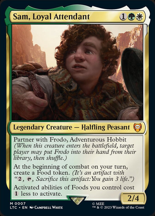 Sam, Loyal Attendant [The Lord of the Rings: Tales of Middle-Earth Commander] [Foil]