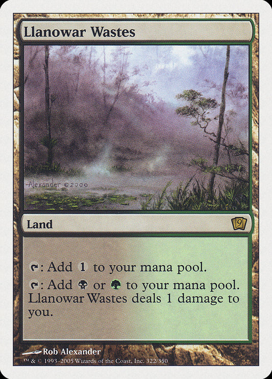 Llanowar Wastes [Ninth Edition] [Foil]