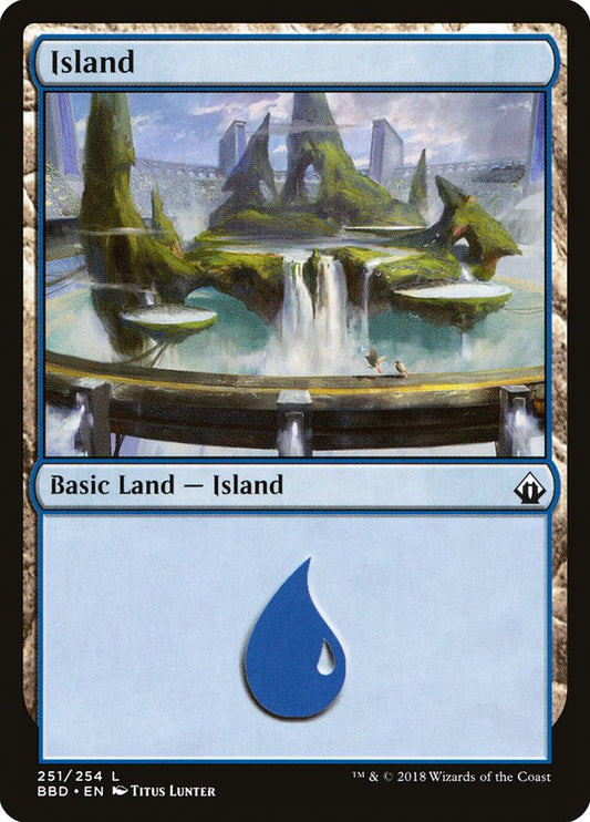 Island (251) [Battlebond] [Foil]