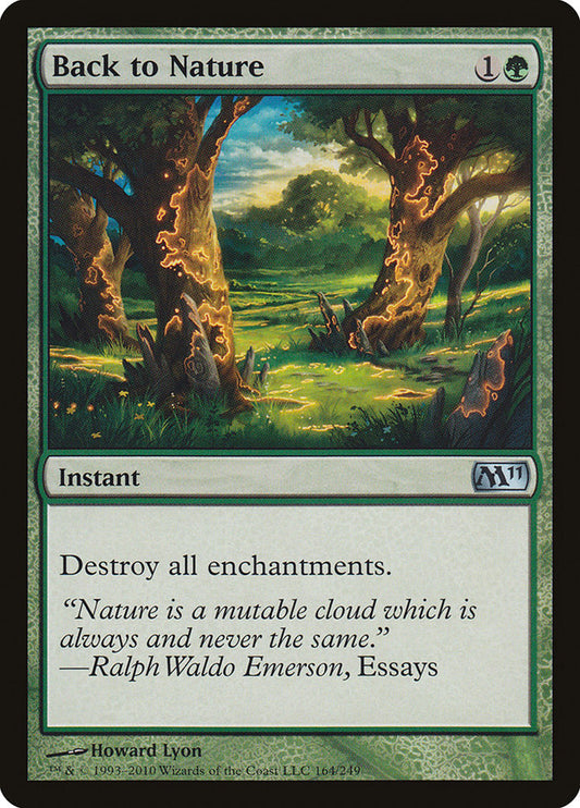 Back to Nature [Core Set 2011] [Foil]