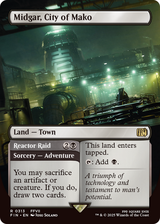 Midgar, City of Mako (Borderless) [FINAL FANTASY] [Foil]