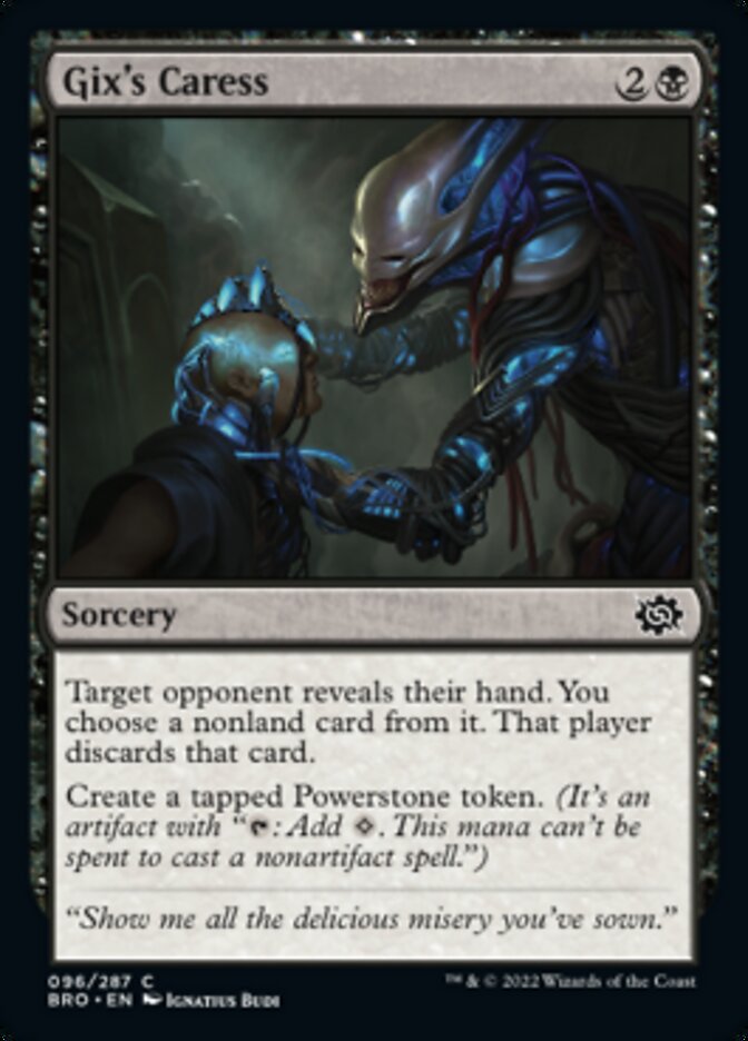 Gix's Caress [The Brothers' War] [Foil]