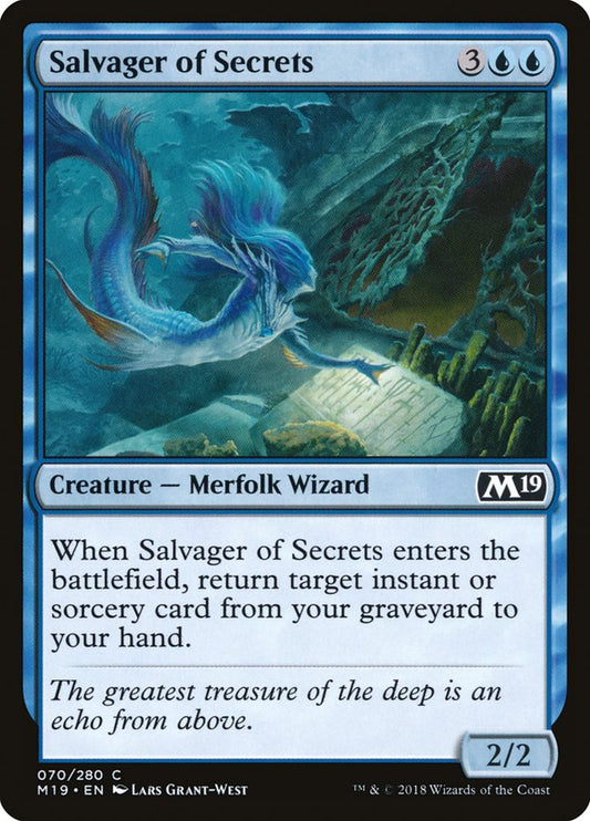 Salvager of Secrets [Core Set 2019] [Foil]