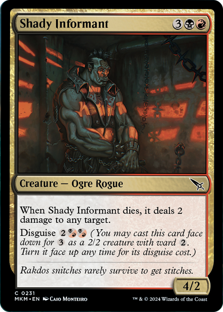 Shady Informant [Murders at Karlov Manor] [Foil]