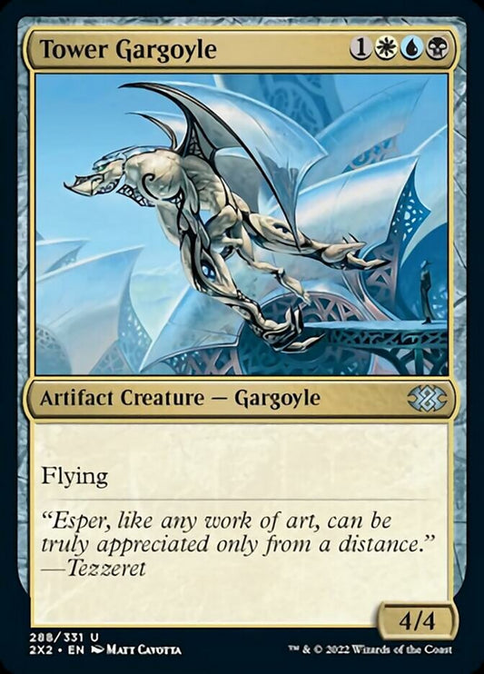 Tower Gargoyle [Double Masters 2022] [Foil]