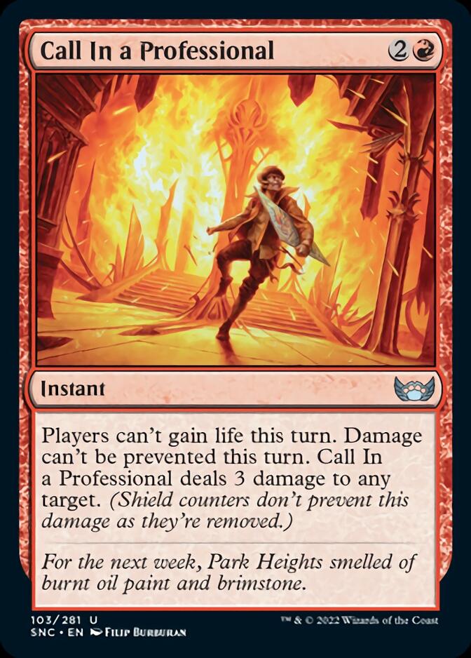 Call In a Professional [Streets of New Capenna] [Foil]