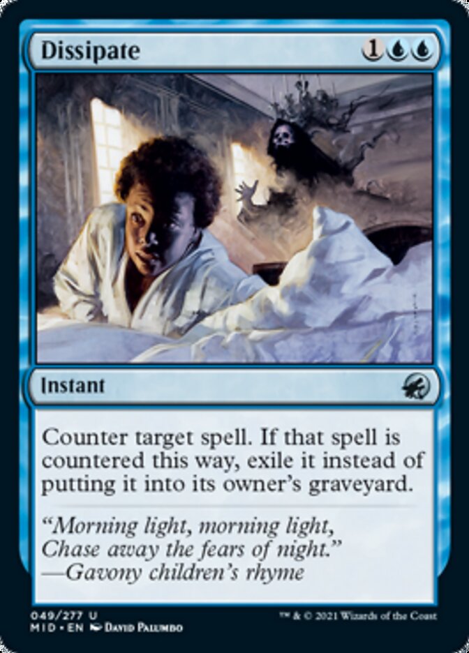 Dissipate [Innistrad: Midnight Hunt] [Foil]